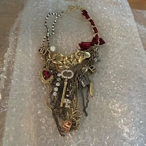 Betsey Johnson Schoolgirl Necklace